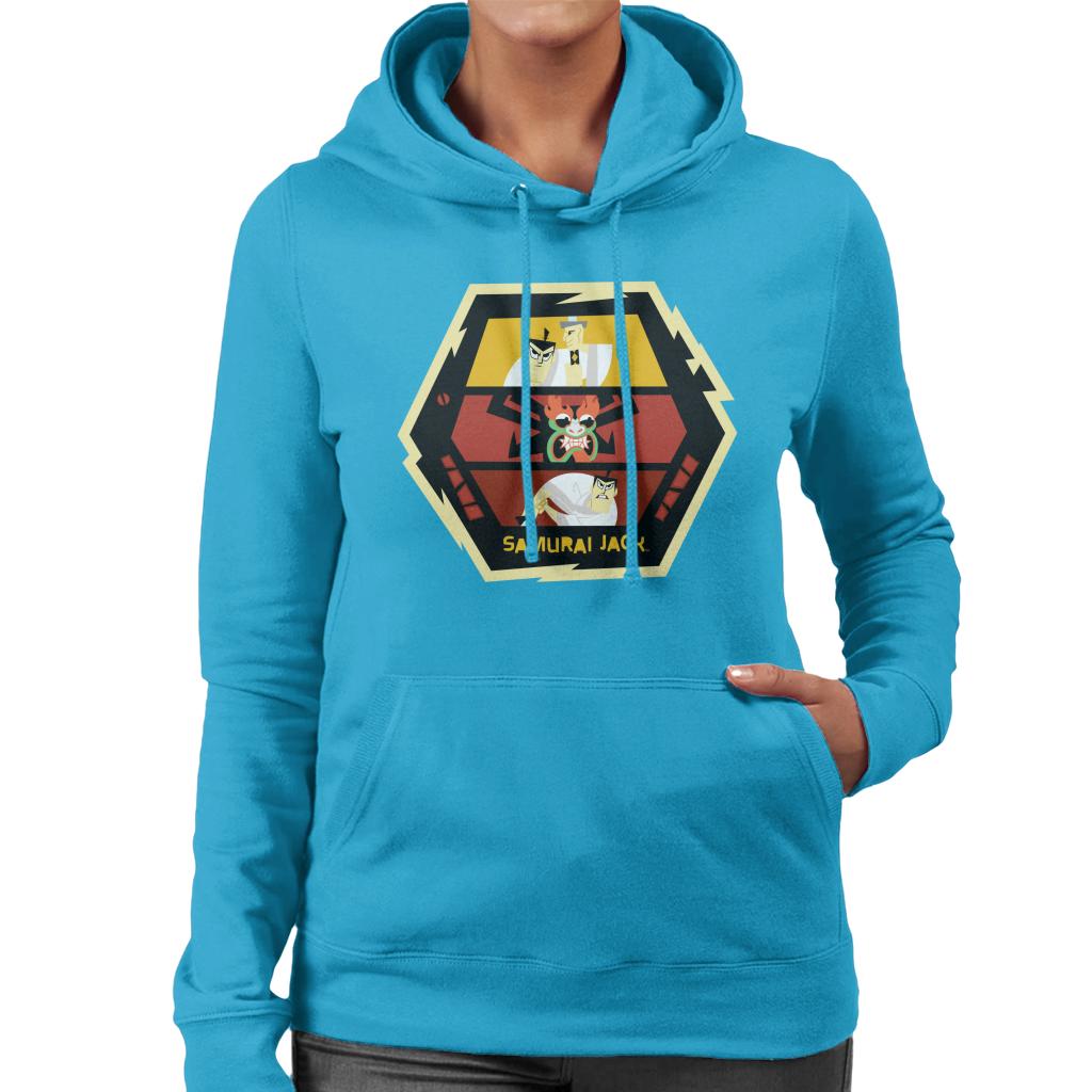 Samurai Jack Vs Aku Fight Montage Women's Hooded Sweatshirt product image 6