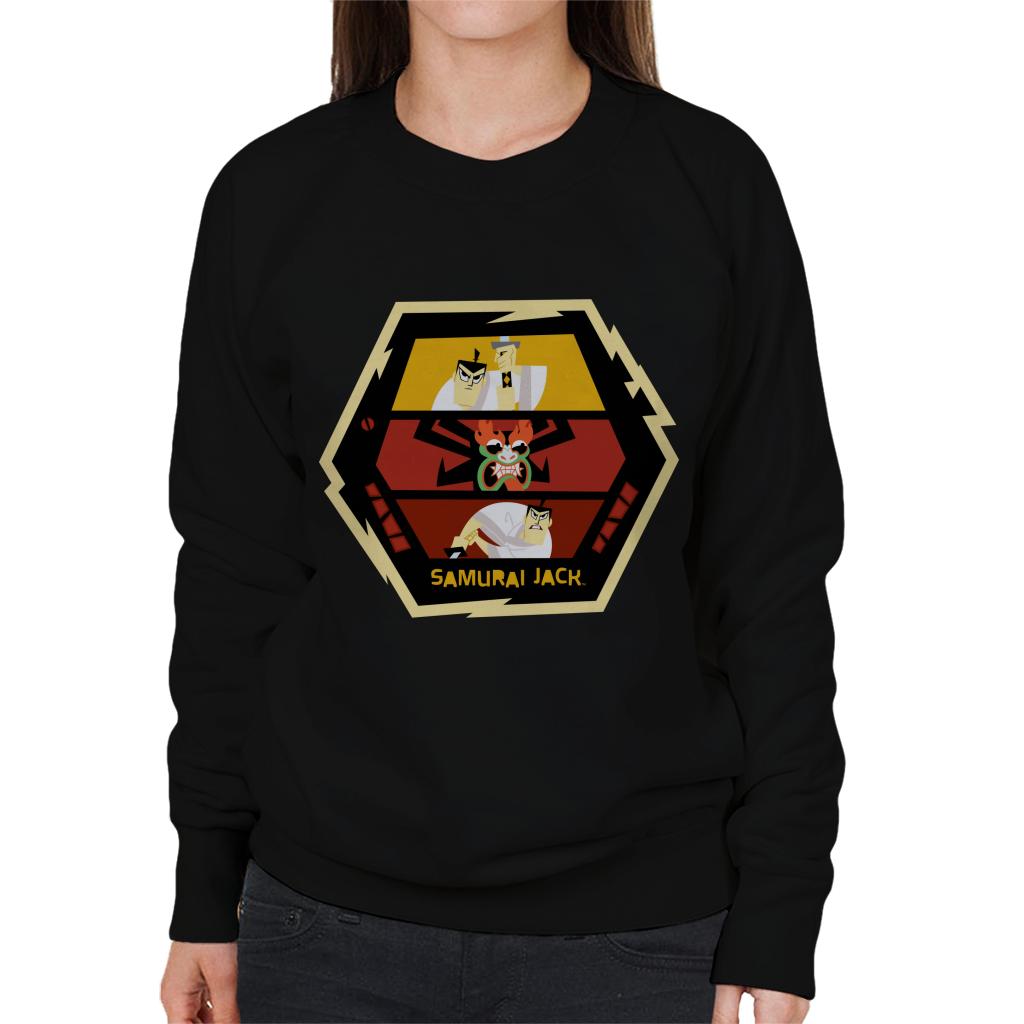 Samurai Jack Vs Aku Fight Montage Women's Sweatshirt product image 1
