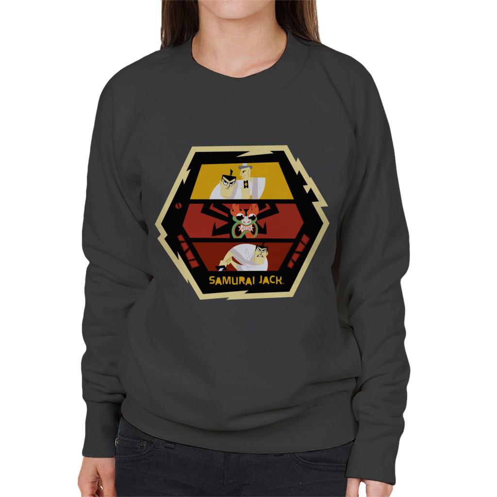 Samurai Jack Vs Aku Fight Montage Women's Sweatshirt product image 4
