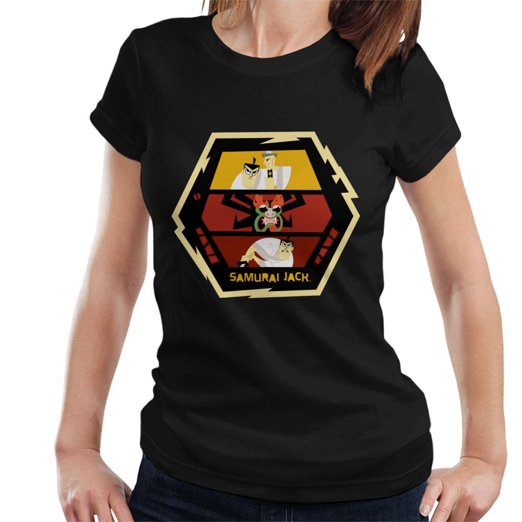 Samurai Jack Vs Aku Fight Montage Women's T-Shirt product image 1