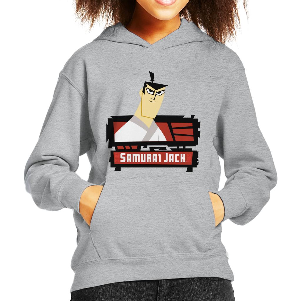 Samurai Jack Smirk Kid's Hooded Sweatshirt product image 4