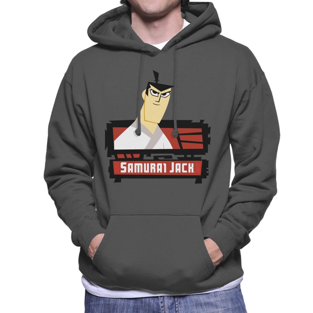 Samurai Jack Smirk Men's Hooded Sweatshirt product image 1
