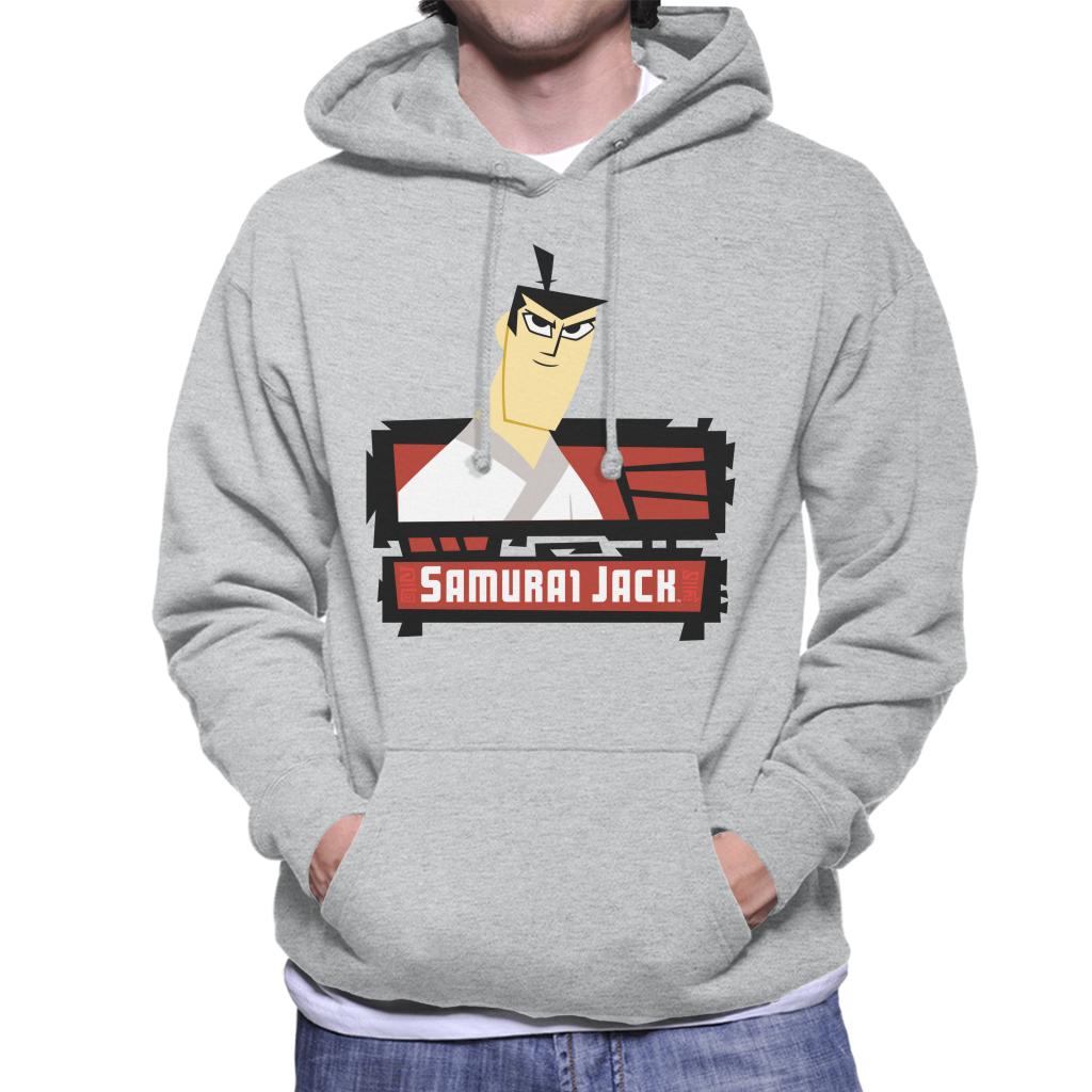 Samurai Jack Smirk Men's Hooded Sweatshirt product image 4