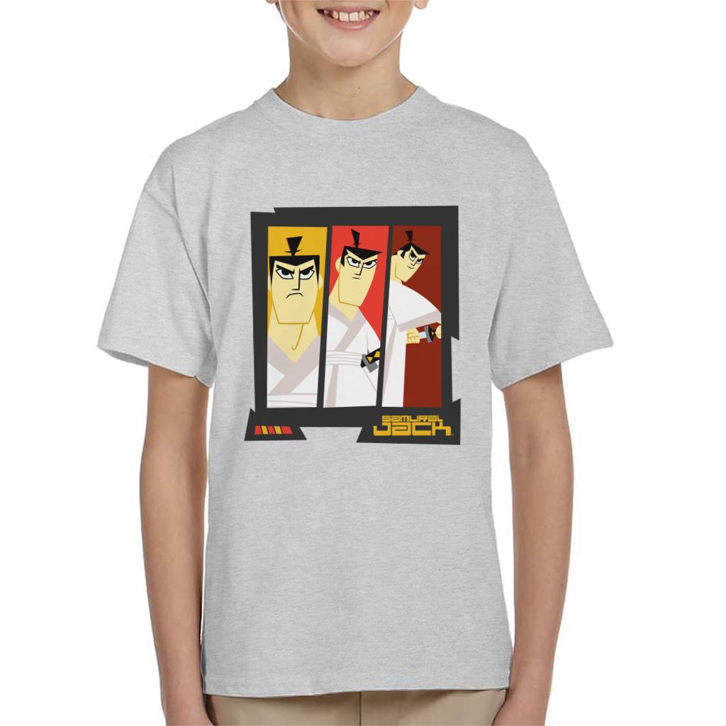 Samurai Jack Drawing Katana Montage Kid's T-Shirt product image 1