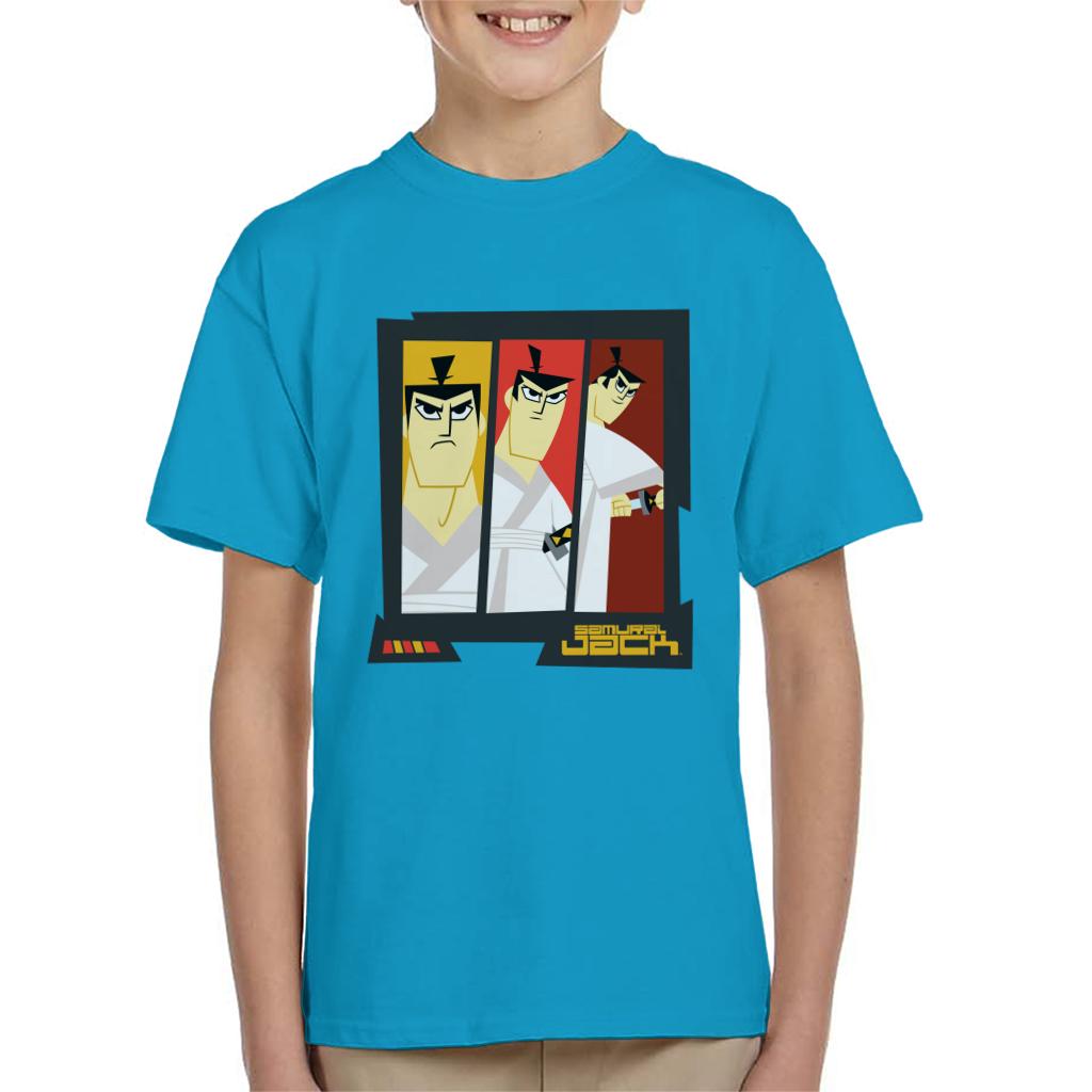 Samurai Jack Drawing Katana Montage Kid's T-Shirt product image 4