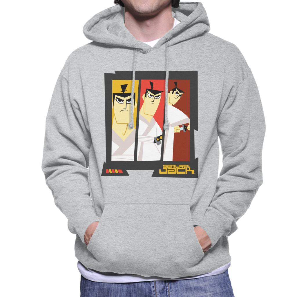 Samurai Jack Drawing Katana Montage Men's Hooded Sweatshirt product image 1