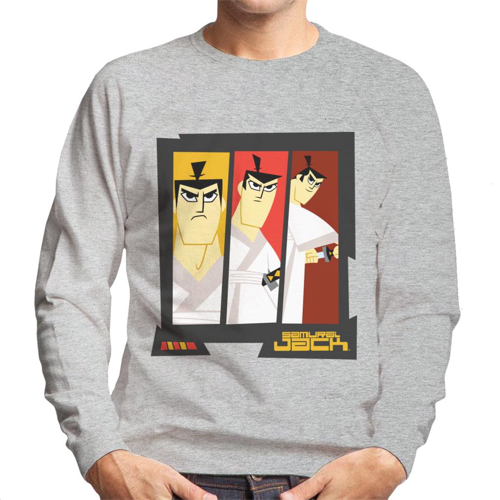 Samurai Jack Drawing Katana Montage Men's Sweatshirt product image 1