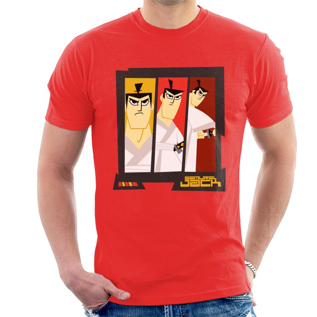 Samurai Jack Drawing Katana Montage Men's T-Shirt product image 6