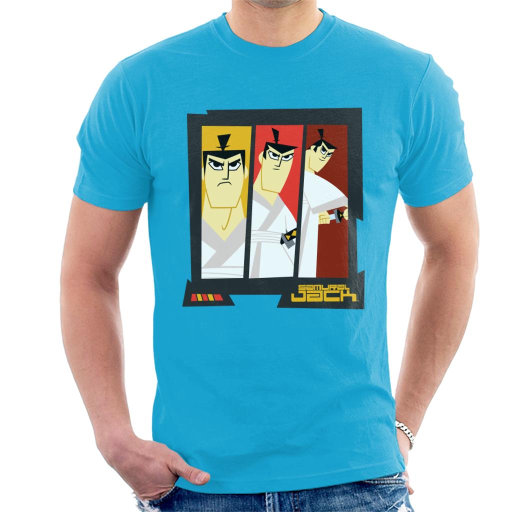Samurai Jack Drawing Katana Montage Men's T-Shirt product image 4