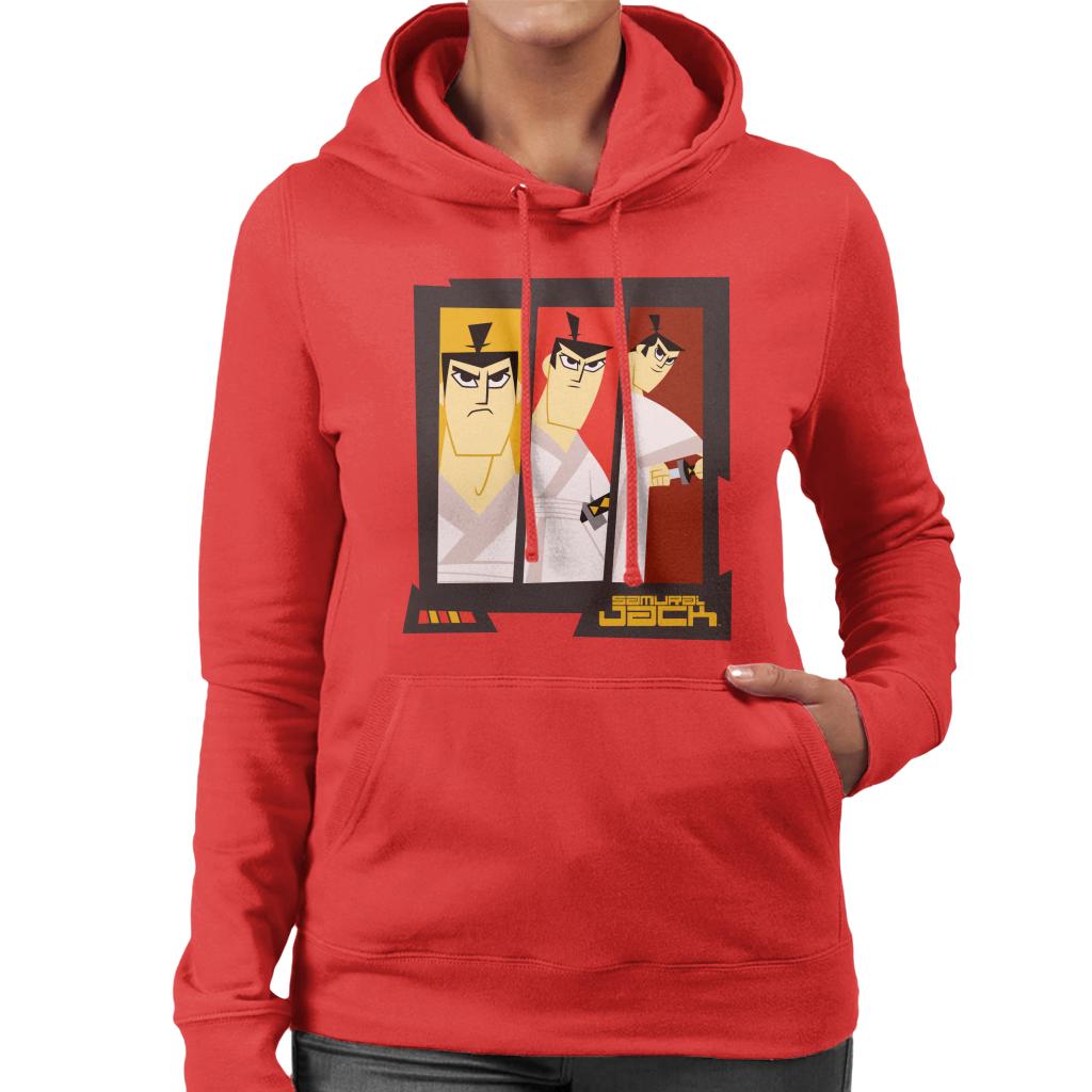 Samurai Jack Drawing Katana Montage Women's Hooded product image 6