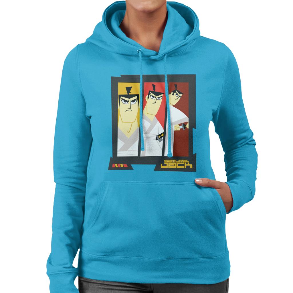 Samurai Jack Drawing Katana Montage Women's Hooded product image 4