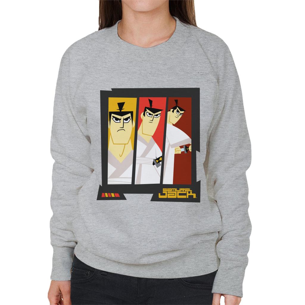 Samurai Jack Drawing Katana Montage Women's Sweatshirt product image 1