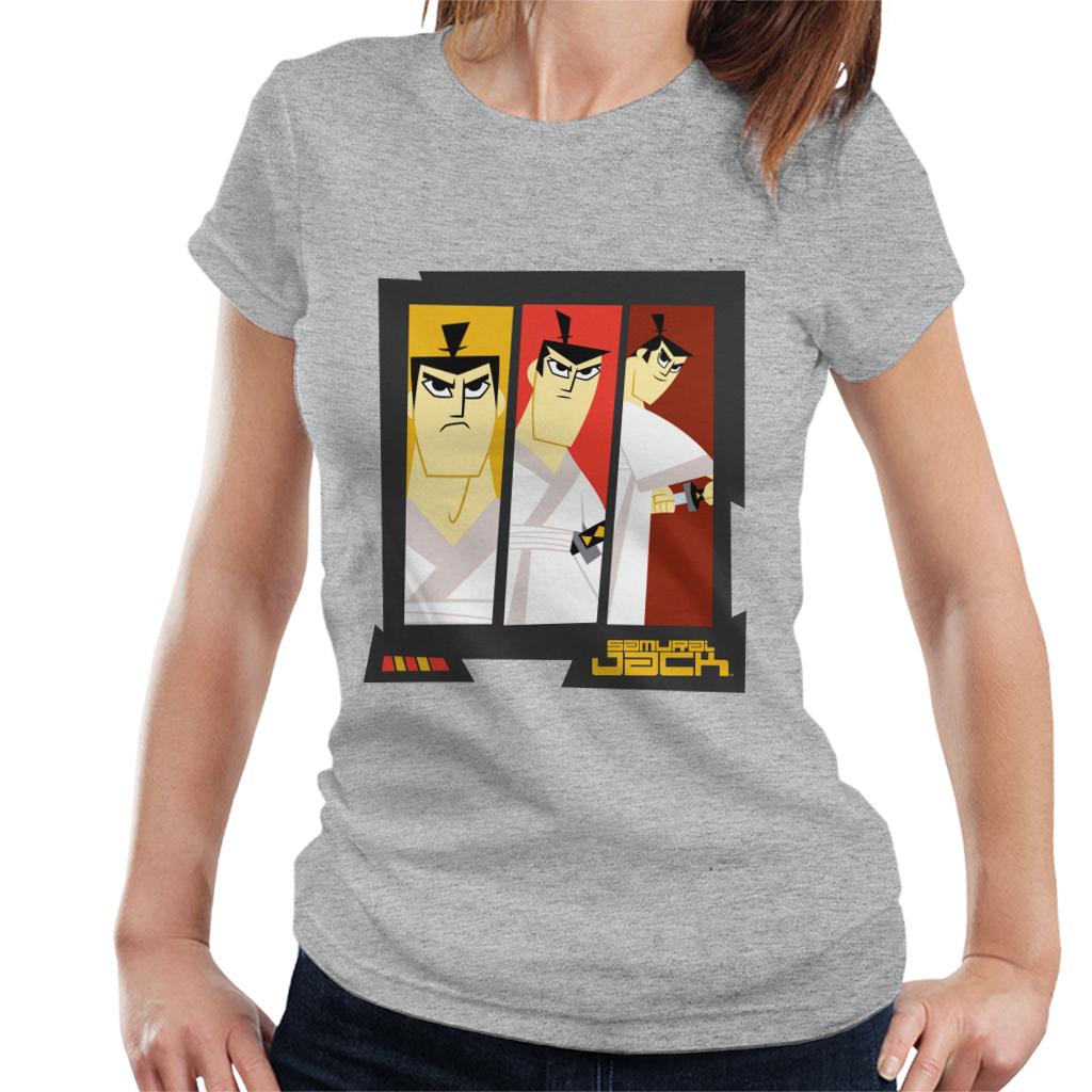 Samurai Jack Drawing Katana Montage Women's T-Shirt product image 1