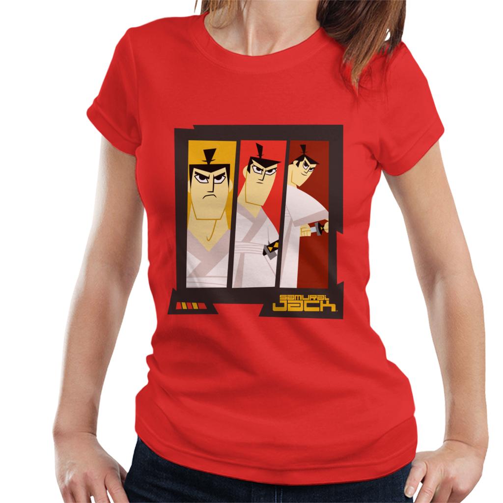 Samurai Jack Drawing Katana Montage Women's T-Shirt product image 6