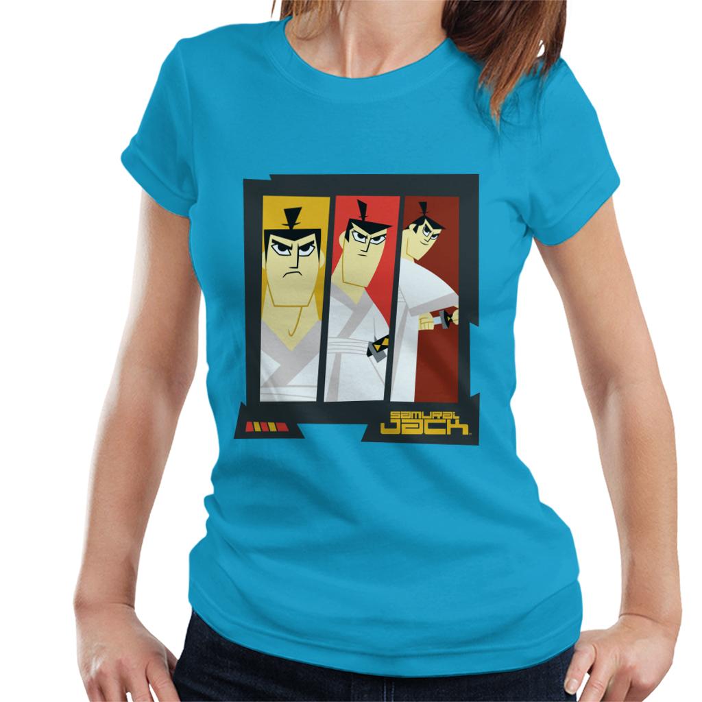 Samurai Jack Drawing Katana Montage Women's T-Shirt product image 4