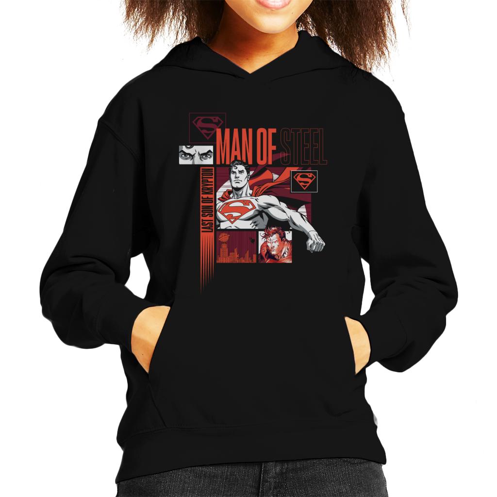 Superman Last Son Of Krypton Montage Kid's Hooded Sweatshirt product image 1