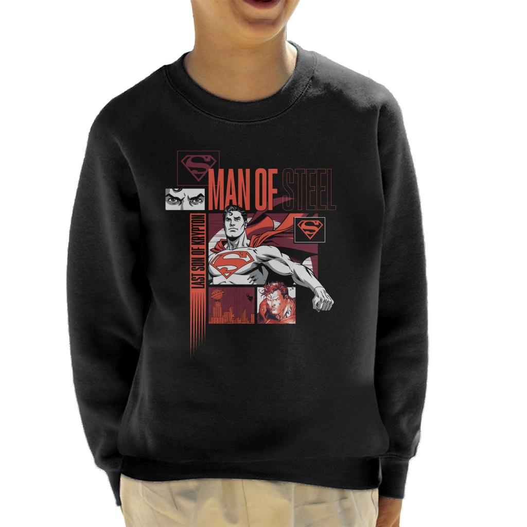 Superman Last Son Of Krypton Montage Kid's Sweatshirt product image 1