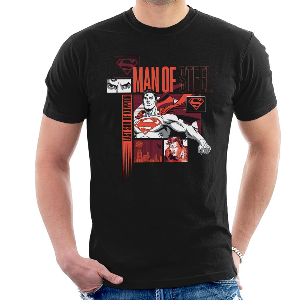 Superman Last Son Of Krypton Montage Men's T-Shirt product image 1