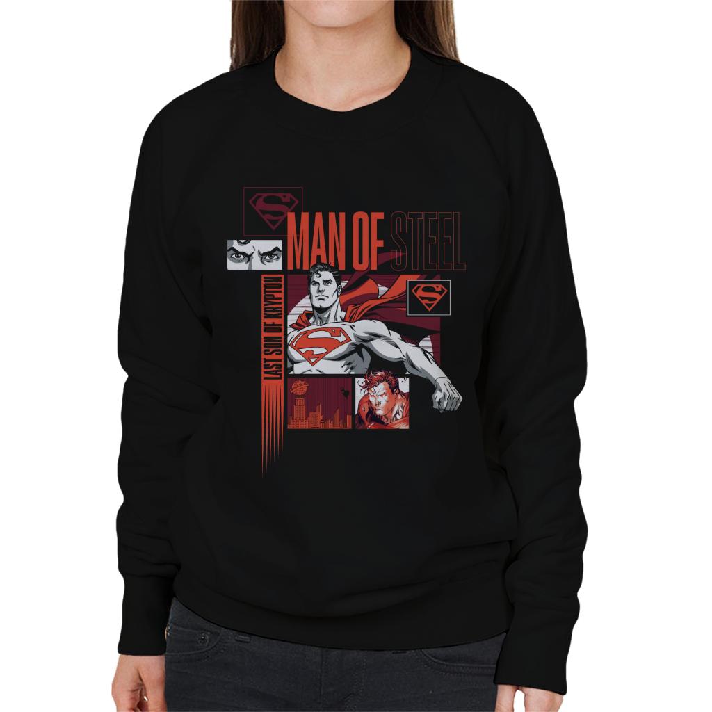 Superman Last Son Of Krypton Montage Women's Sweatshirt product image 1