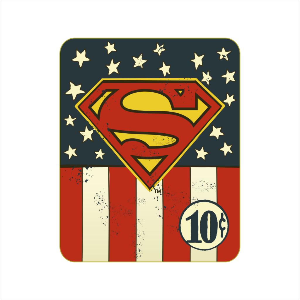Superman US Flag Golden Age 10c Art Women's Hooded product image 5