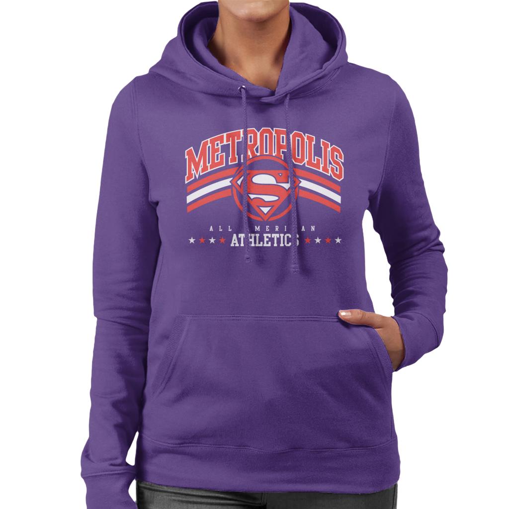 Superman Metropolis All American Athletics Women's Hooded product image 6