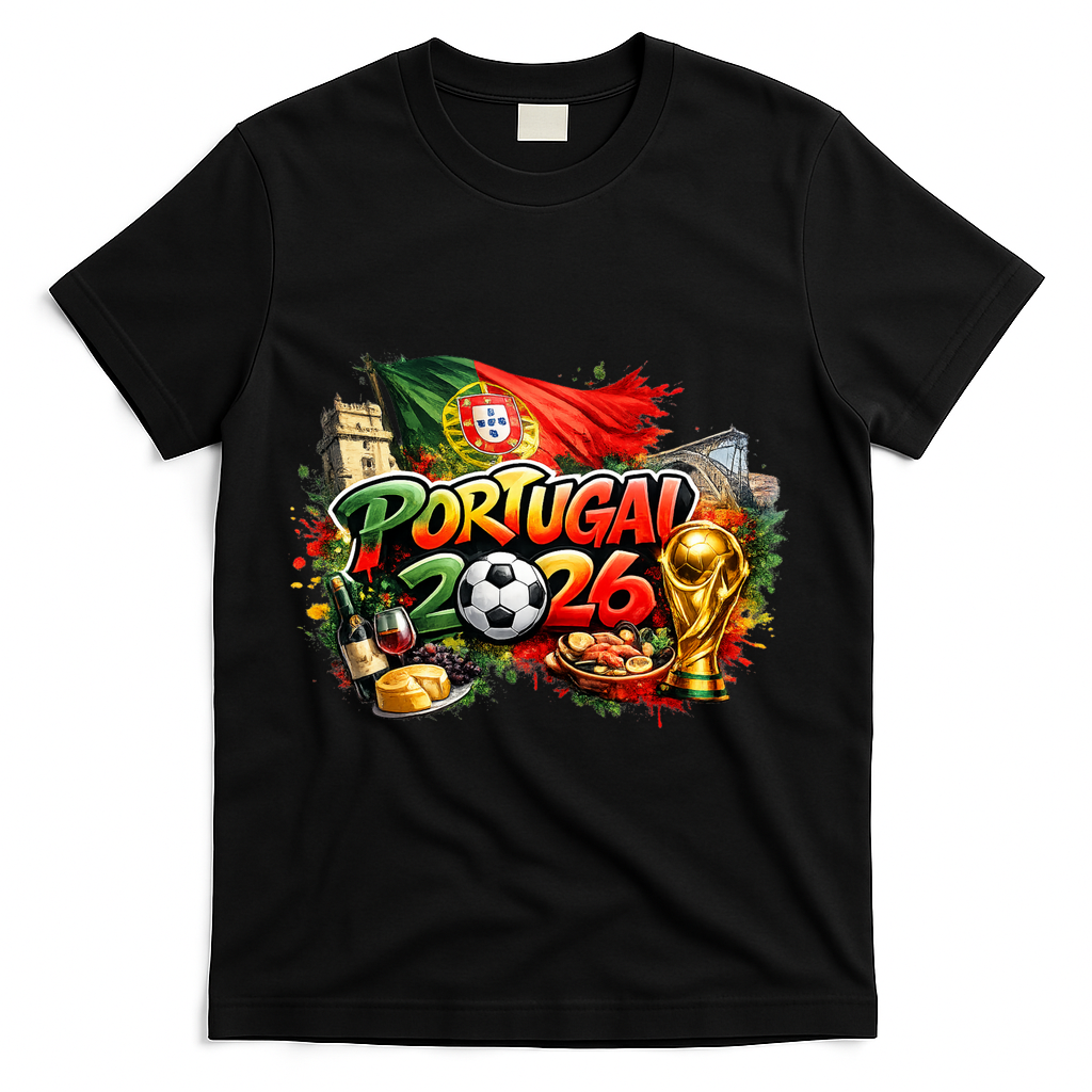 PORTUGAL North America Soccer Tournament 2026 T-Shirt