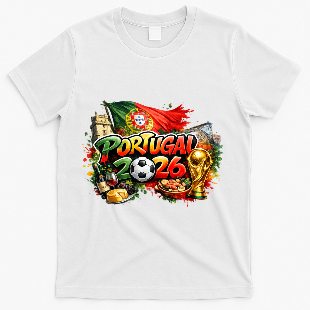 PORTUGAL North America Soccer Tournament 2026 T-Shirt