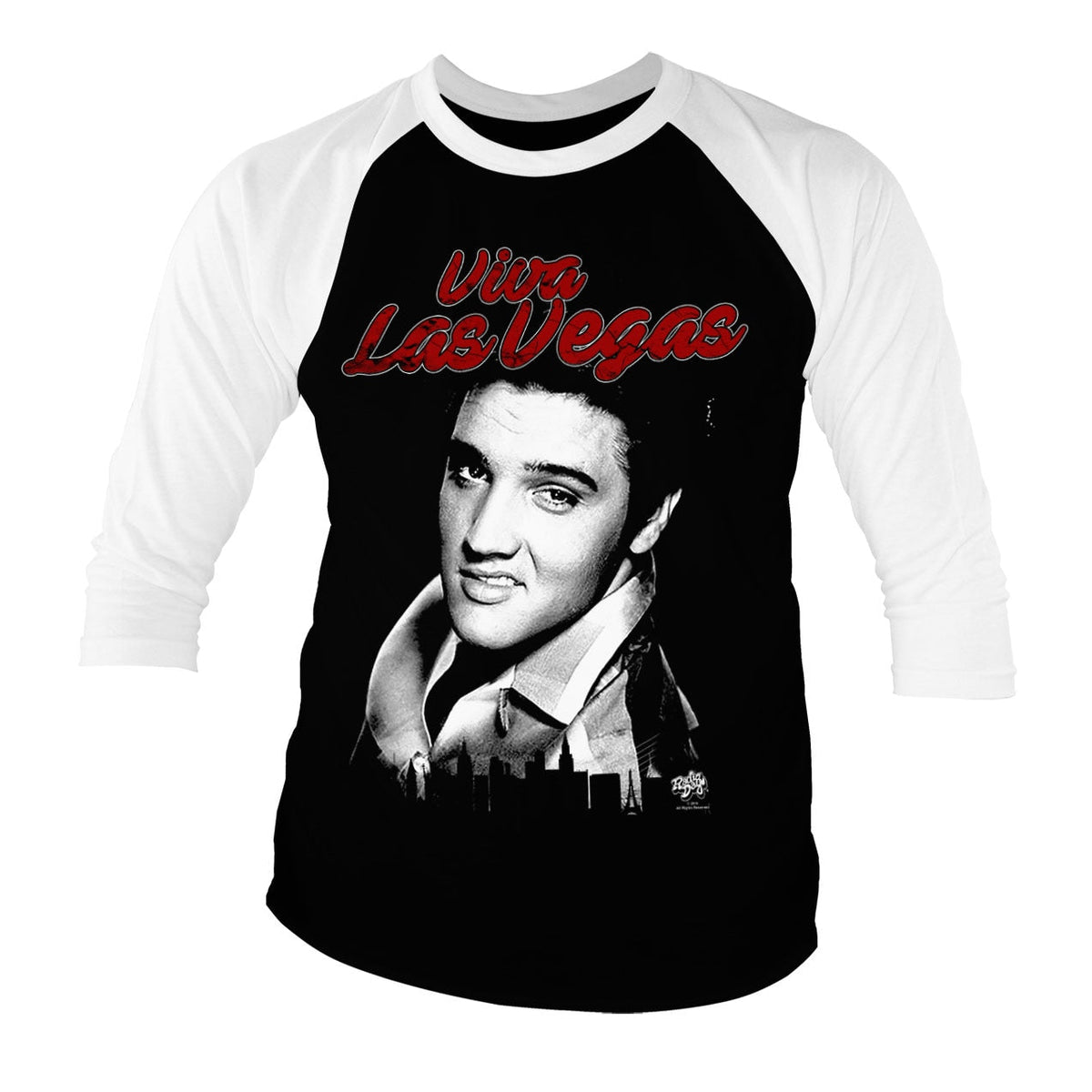 Elvis Presley - - Viva Las Vegas Baseball Long Sleeve product image 1