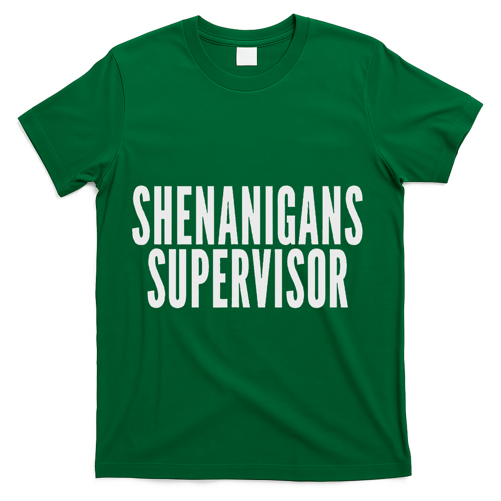 Shenanigans Supervisor Black Humorous Design Party Theme product image 4