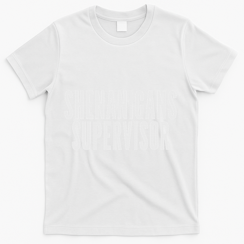Shenanigans Supervisor Black Humorous Design Party Theme product image 2