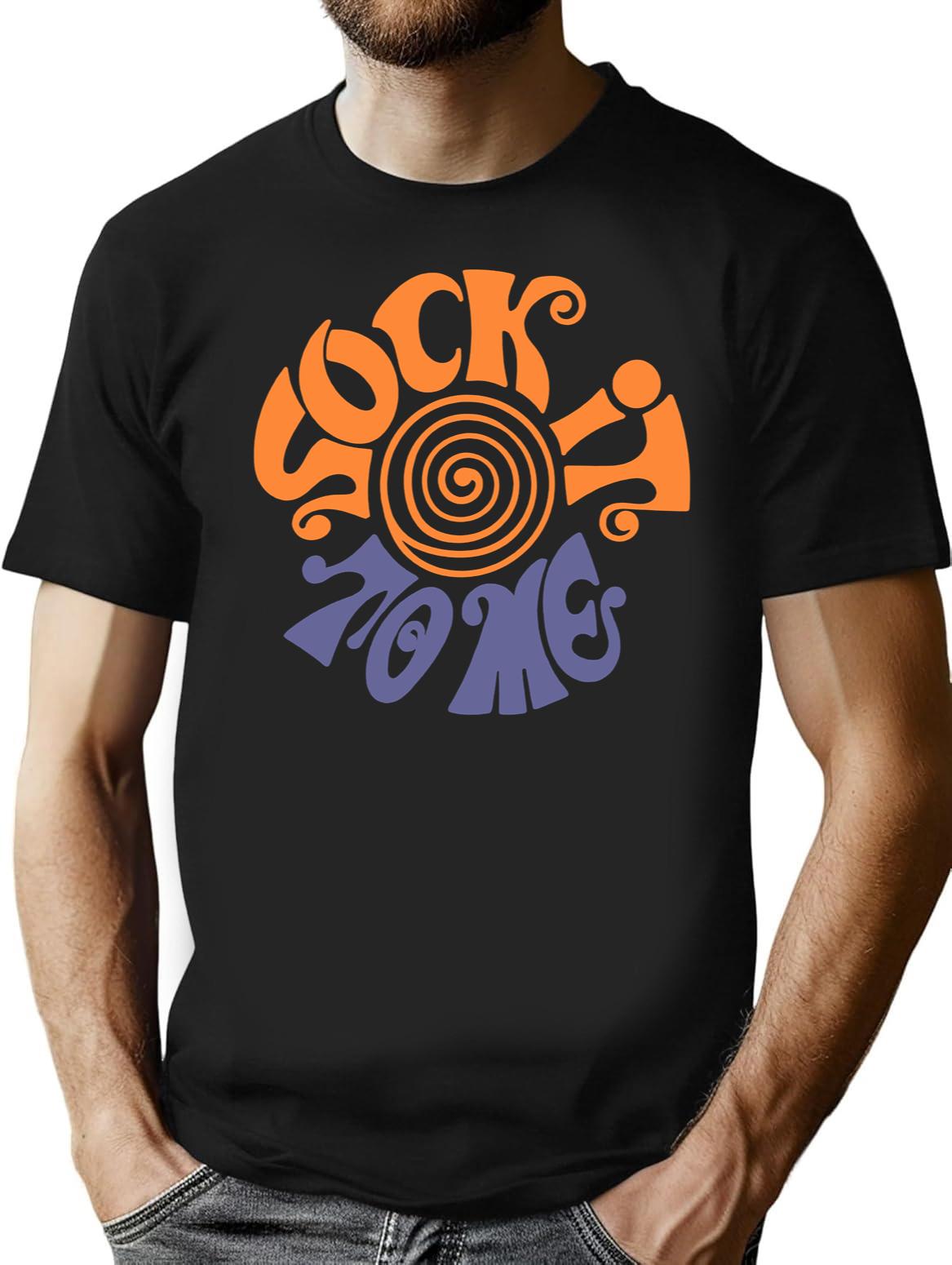 Sock It to Me Black T-Shirt