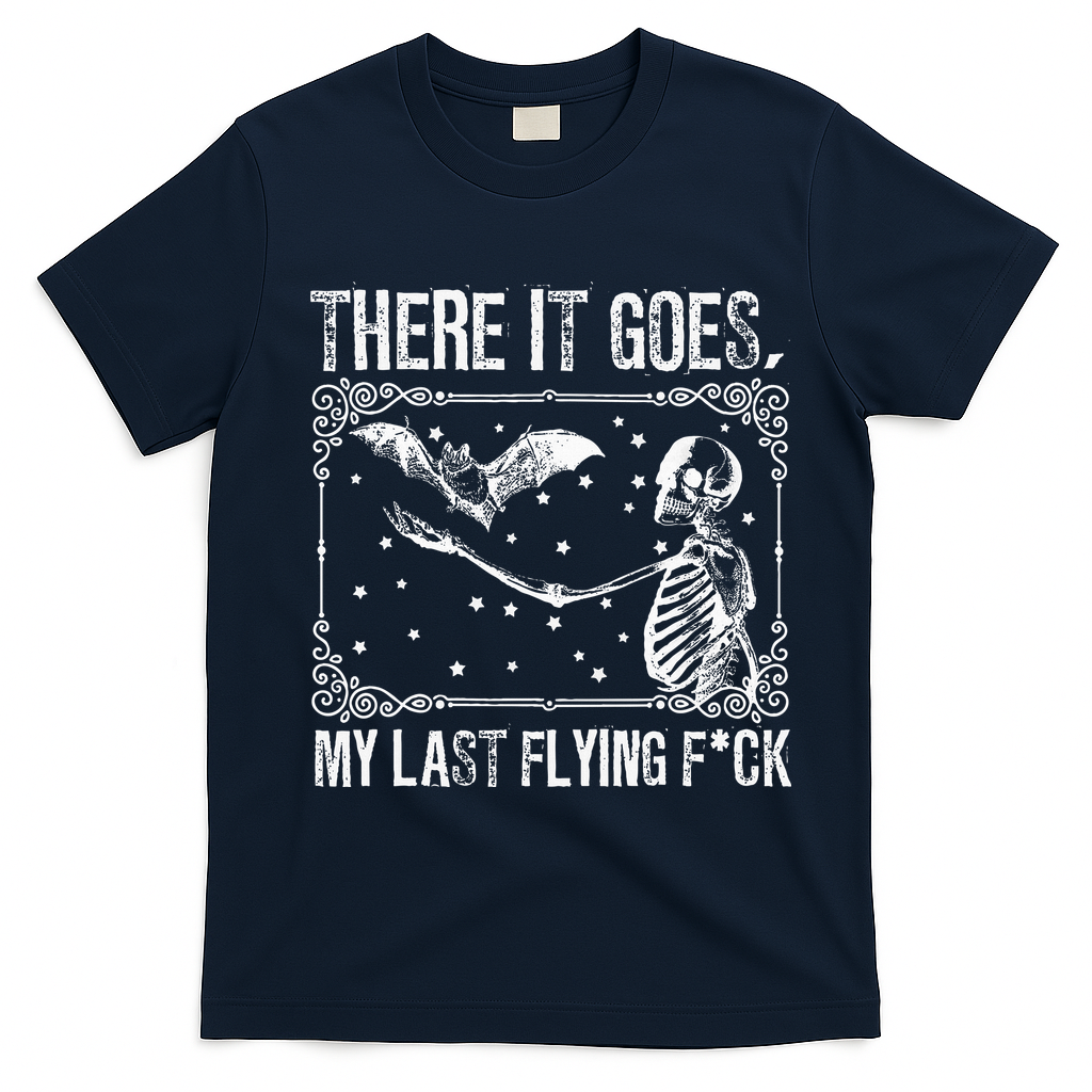 There It Goes My Last Flying F Skeletons Funny Halloween product image 2