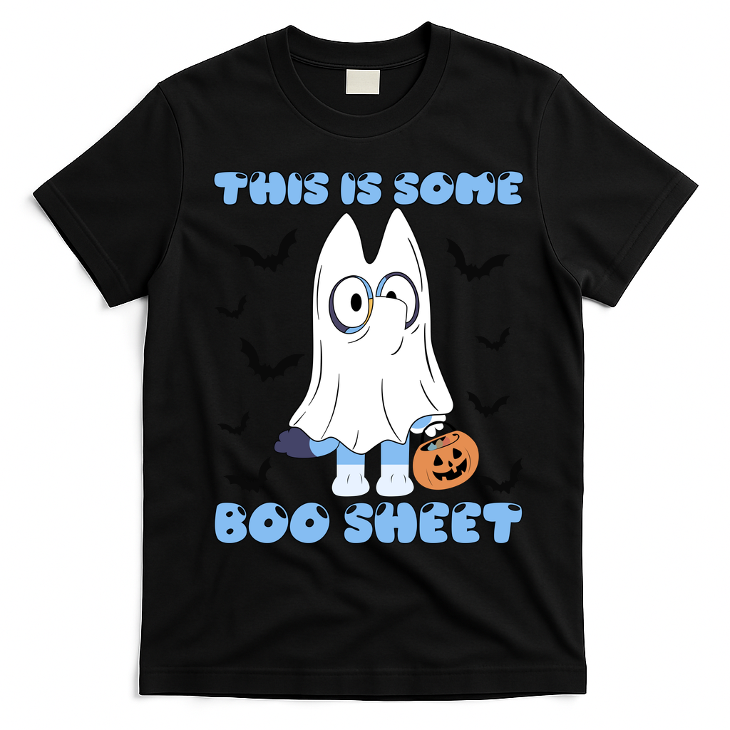 This Is Some Boo Sheet Funny Cute Dog Ghoul Halloween product image 1