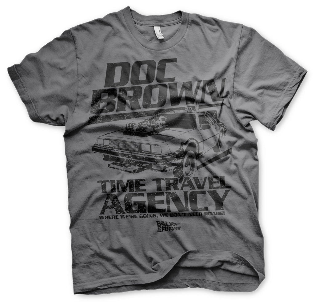 Back to the Future - Doc Brown Time Travel Agency Mens product image 1