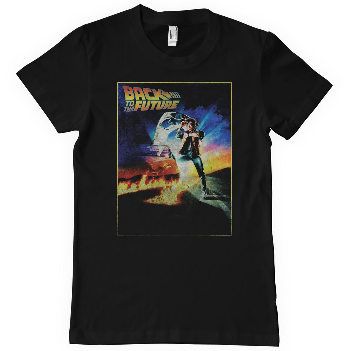 Back to the Future - Vintage Poster Mens T-Shirt