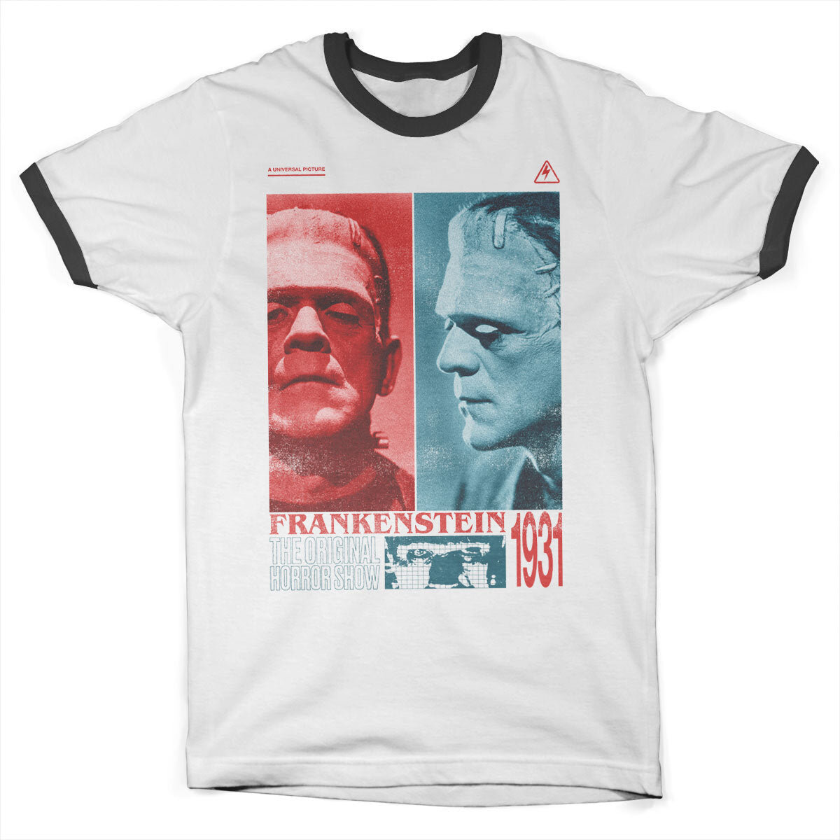 Universal Monsters - Frankenstein - Horror Show Ringer Mens product image 1