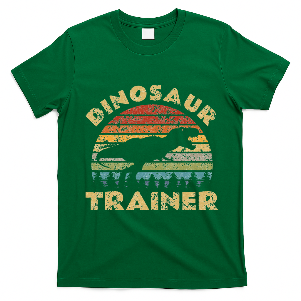 Vintage Dinosaur Trainer Halloween Costume Retro Sunset product image 3