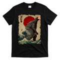 Vintage Japanese Monster Great Wave Poster T-Shirt