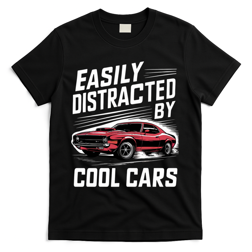 Vintage Muscle Car Easily Distracted By Cool Cars Great product image 1