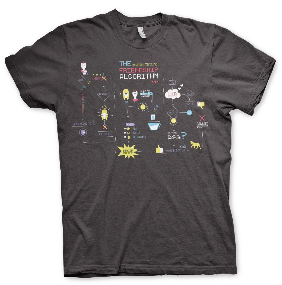 The Big Bang Theory - Friendship Minions Algorithm Mens product image 1
