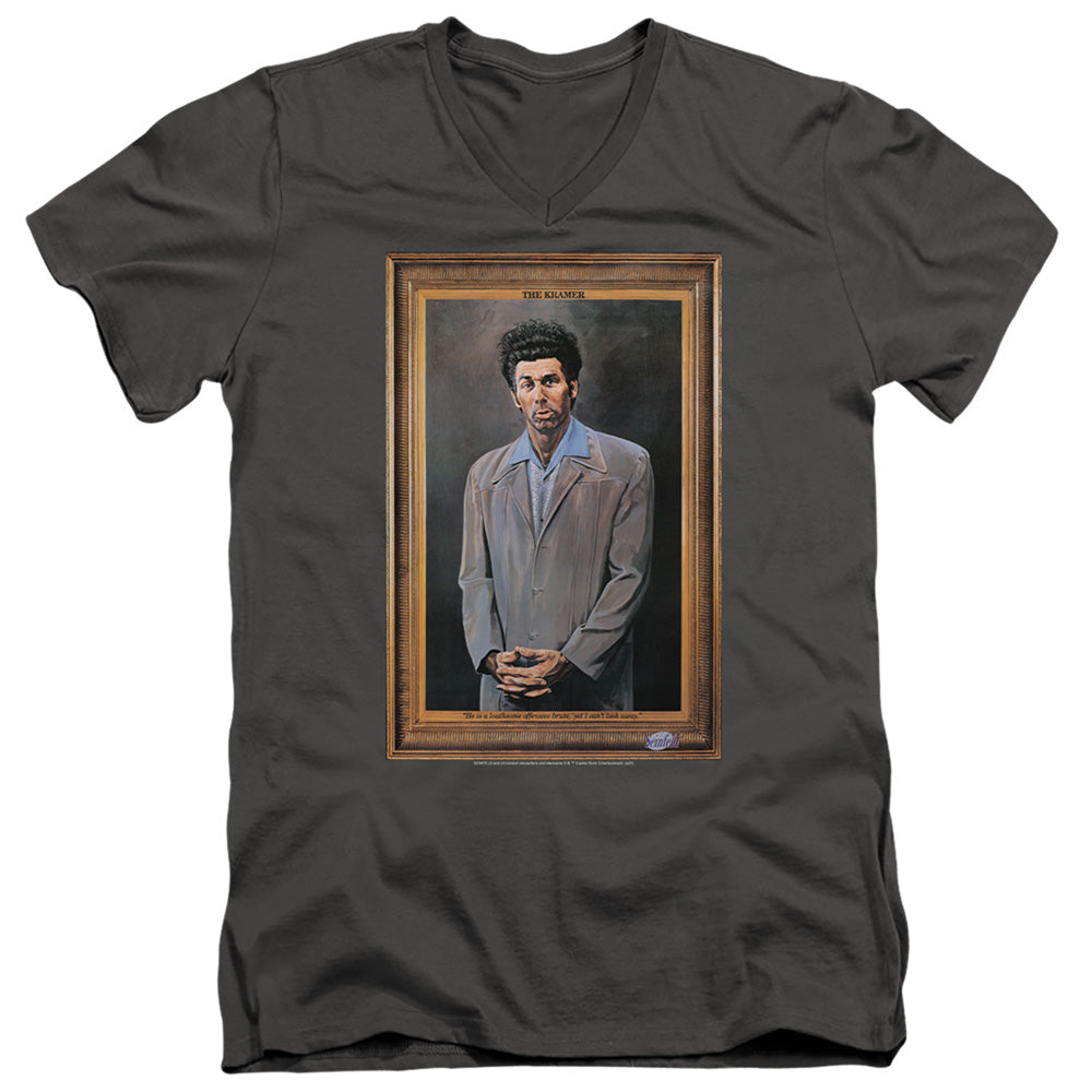 Seinfeld - Kramer Portrait Adult Slim Fit V Neck Cotton product image 1