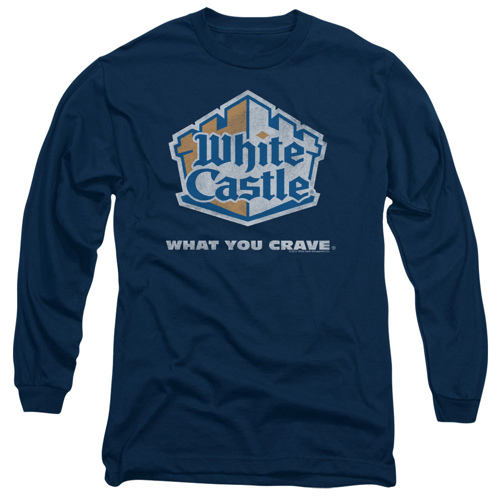 White Castle - Distressed Logo Adult Long Sleeve product image 1