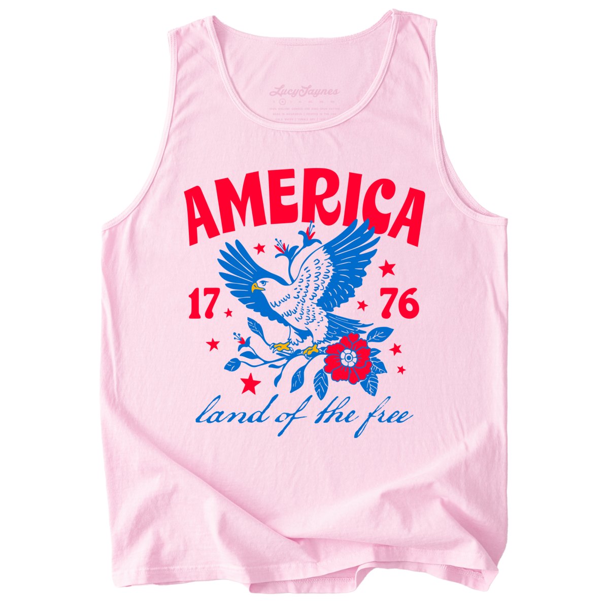 America Land Of The Free Comfort Colors Tank Top