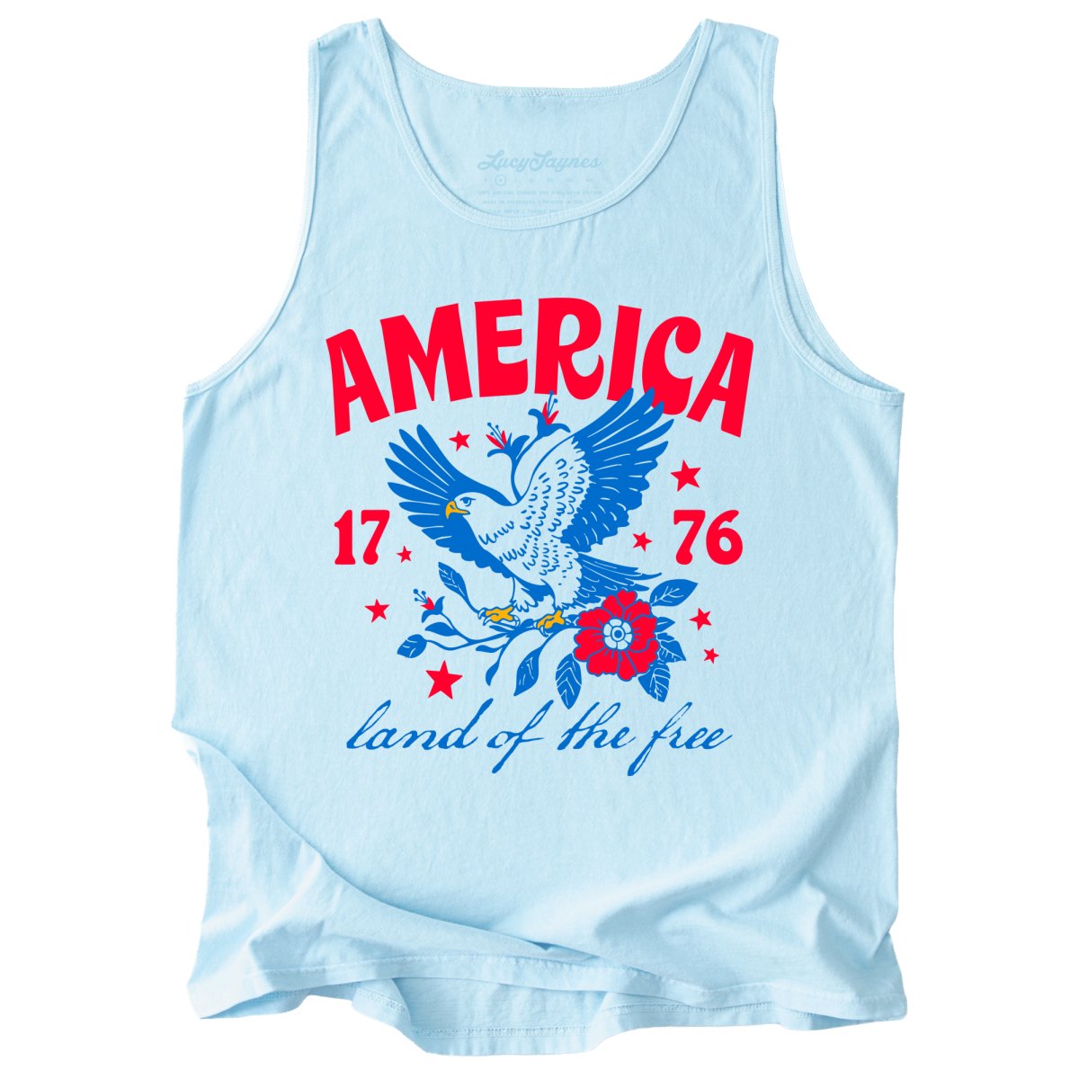 America Land Of The Free Comfort Colors Tank Top