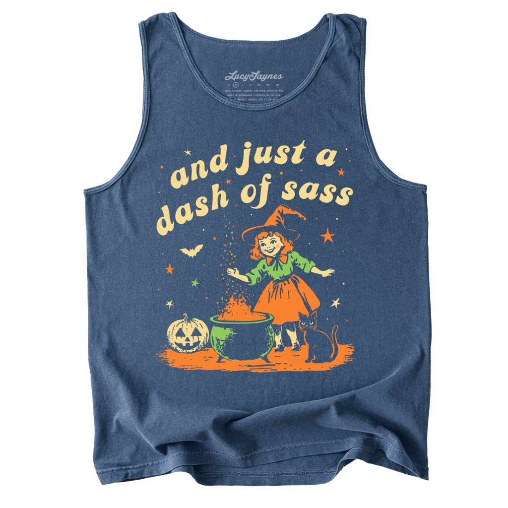 And Just A Dash Of Sass Comfort Colors Tank Top