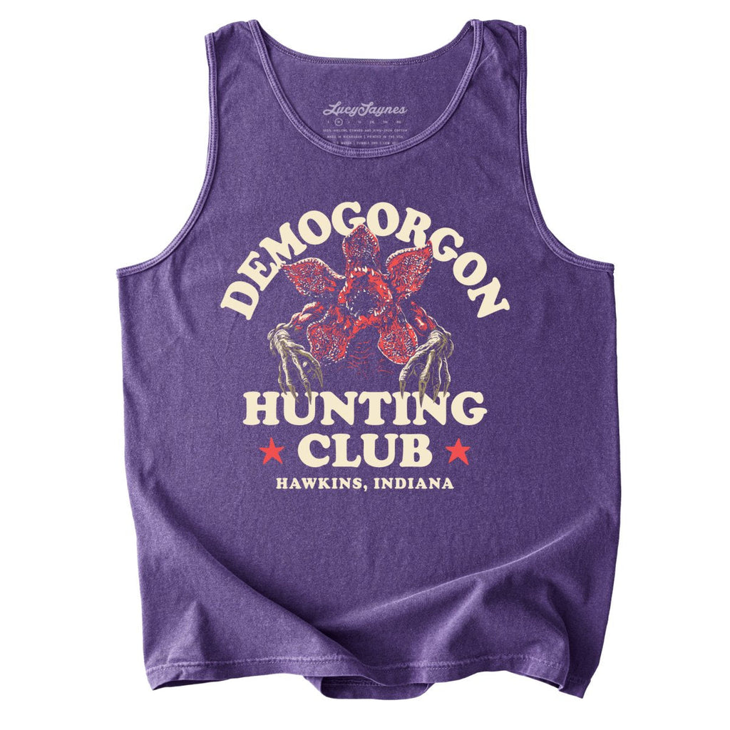 Demogorgon Hunting Club Comfort Colors Tank Top