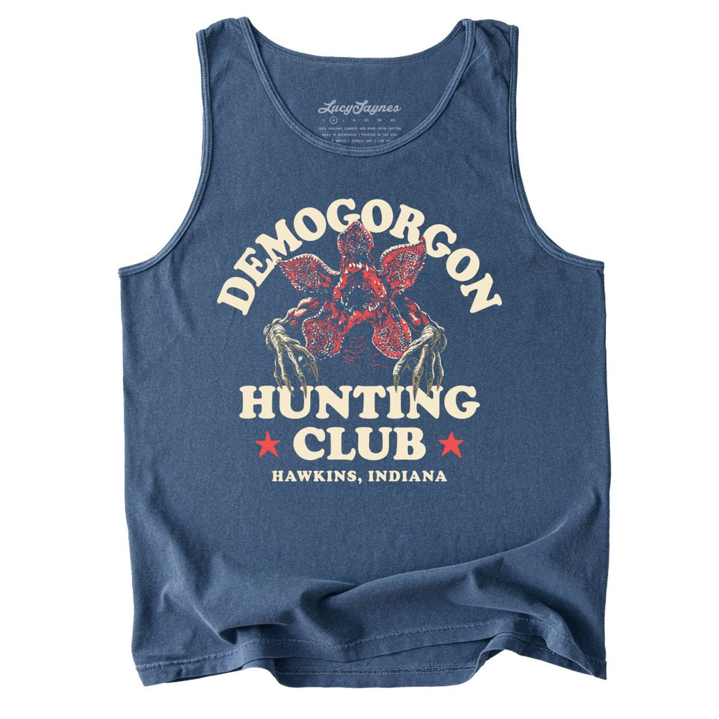 Demogorgon Hunting Club Comfort Colors Tank Top
