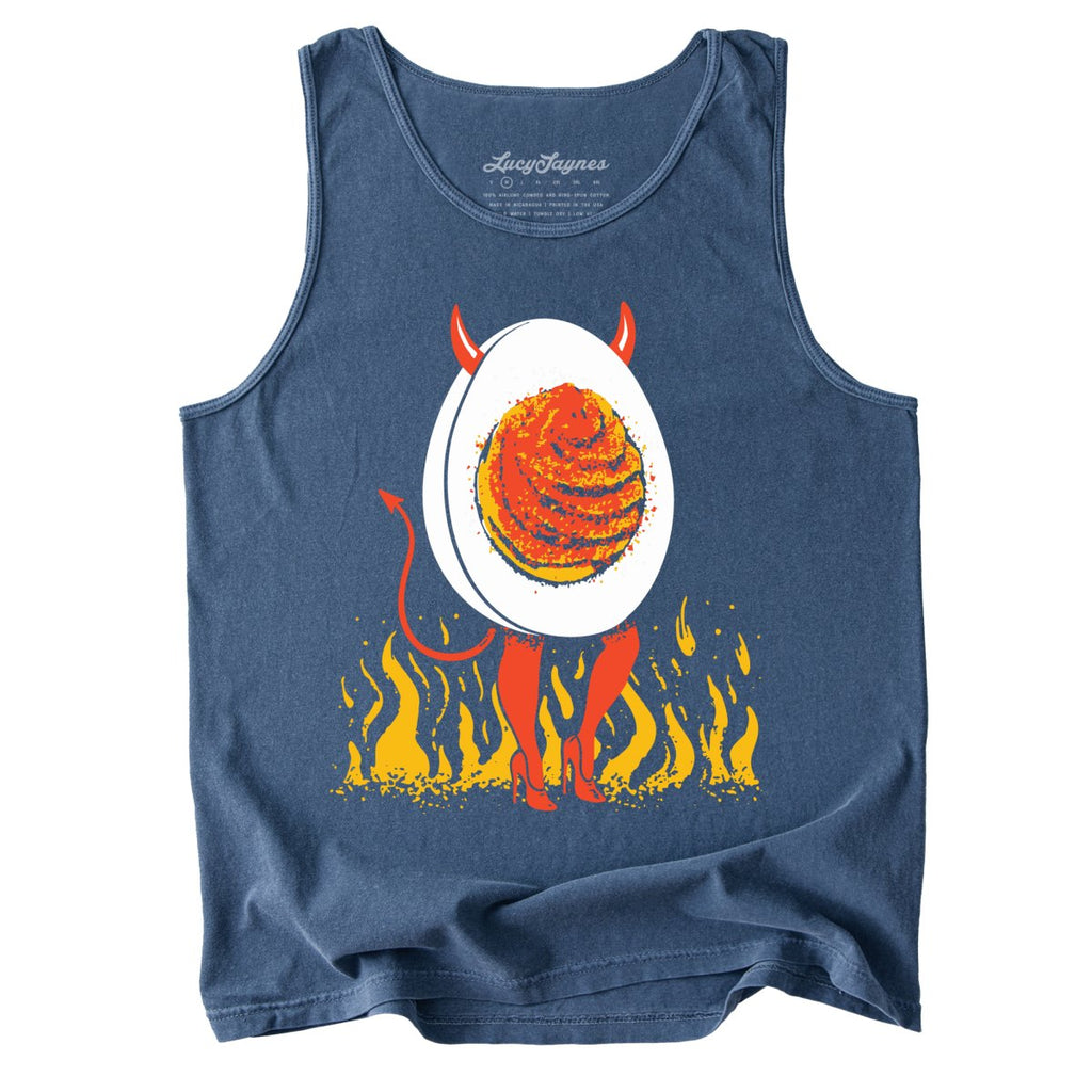 Deviled Egg Comfort Colors Tank Top