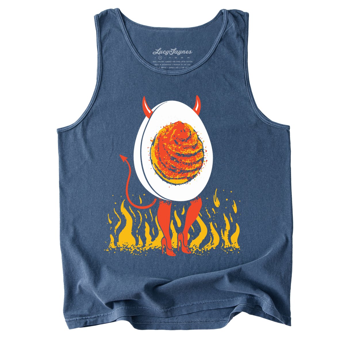 Deviled Egg Comfort Colors Tank Top