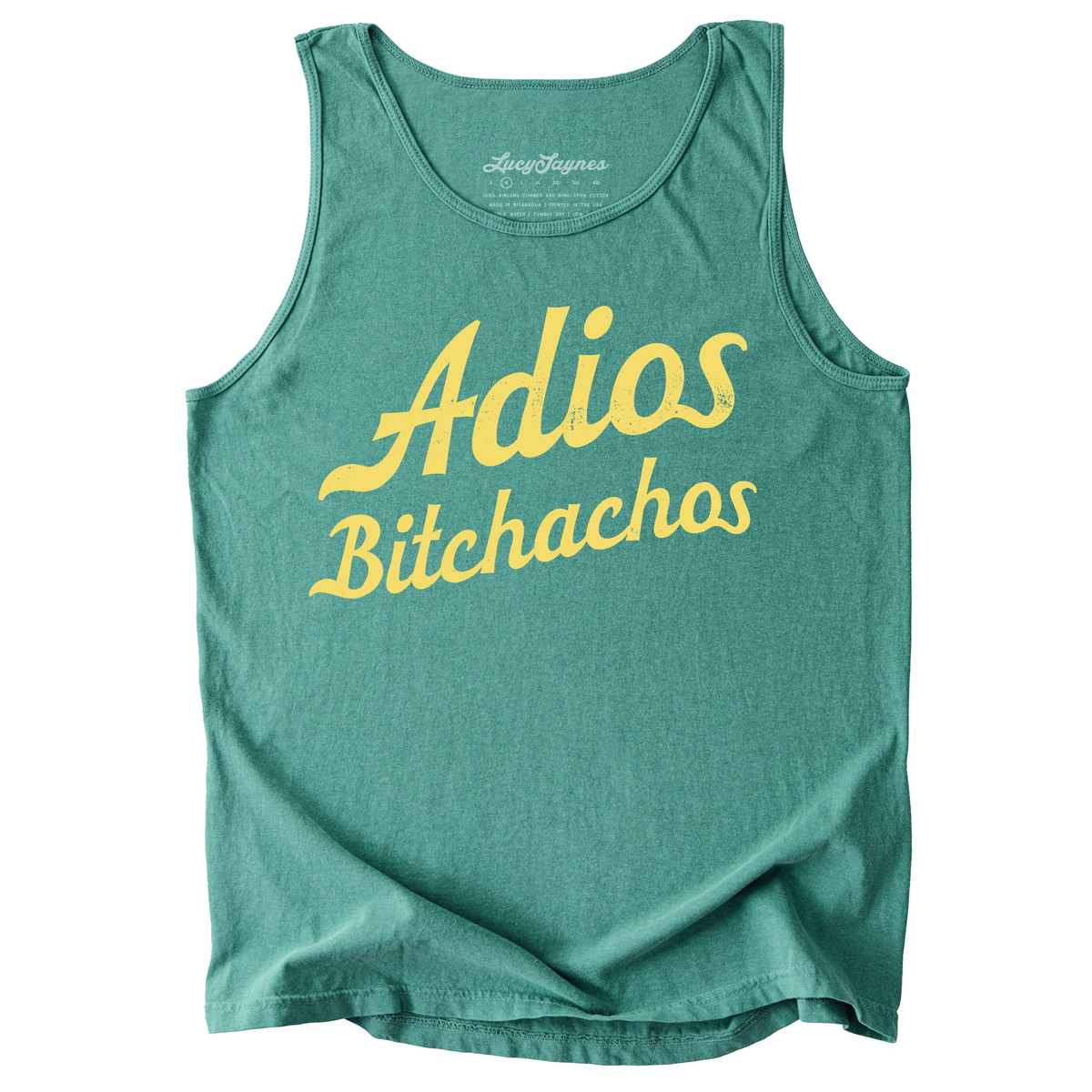 Adios Bitchachos Comfort Colors Tank Top